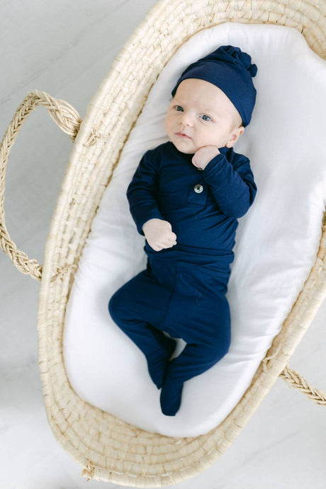 Stroller Society - Top & Bottom Outfit Navy Blue - 3 sizes available
