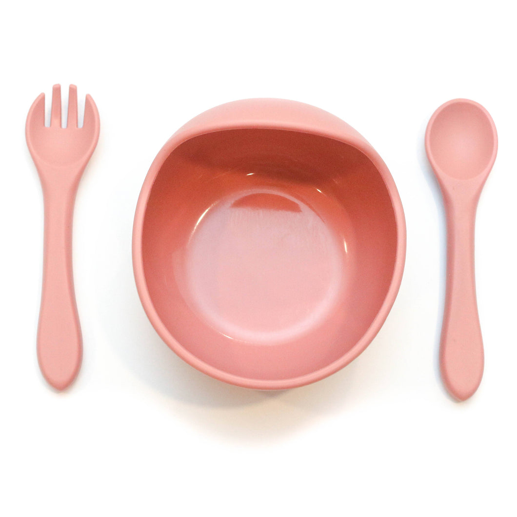 Getting Sew Crafty - Silicone Bowl & Utensil Set - Multiple Colors Available