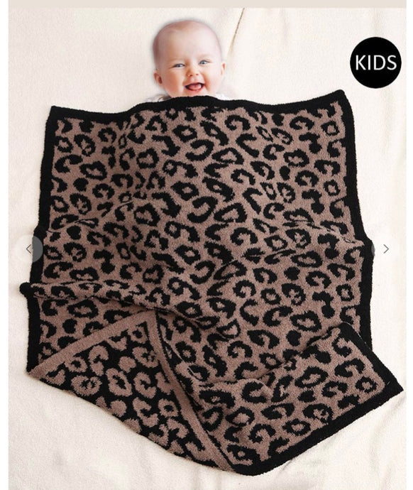 Kids cheetah blanket