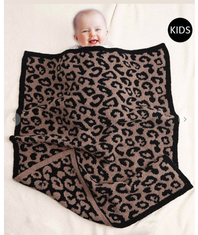 Kids cheetah blanket